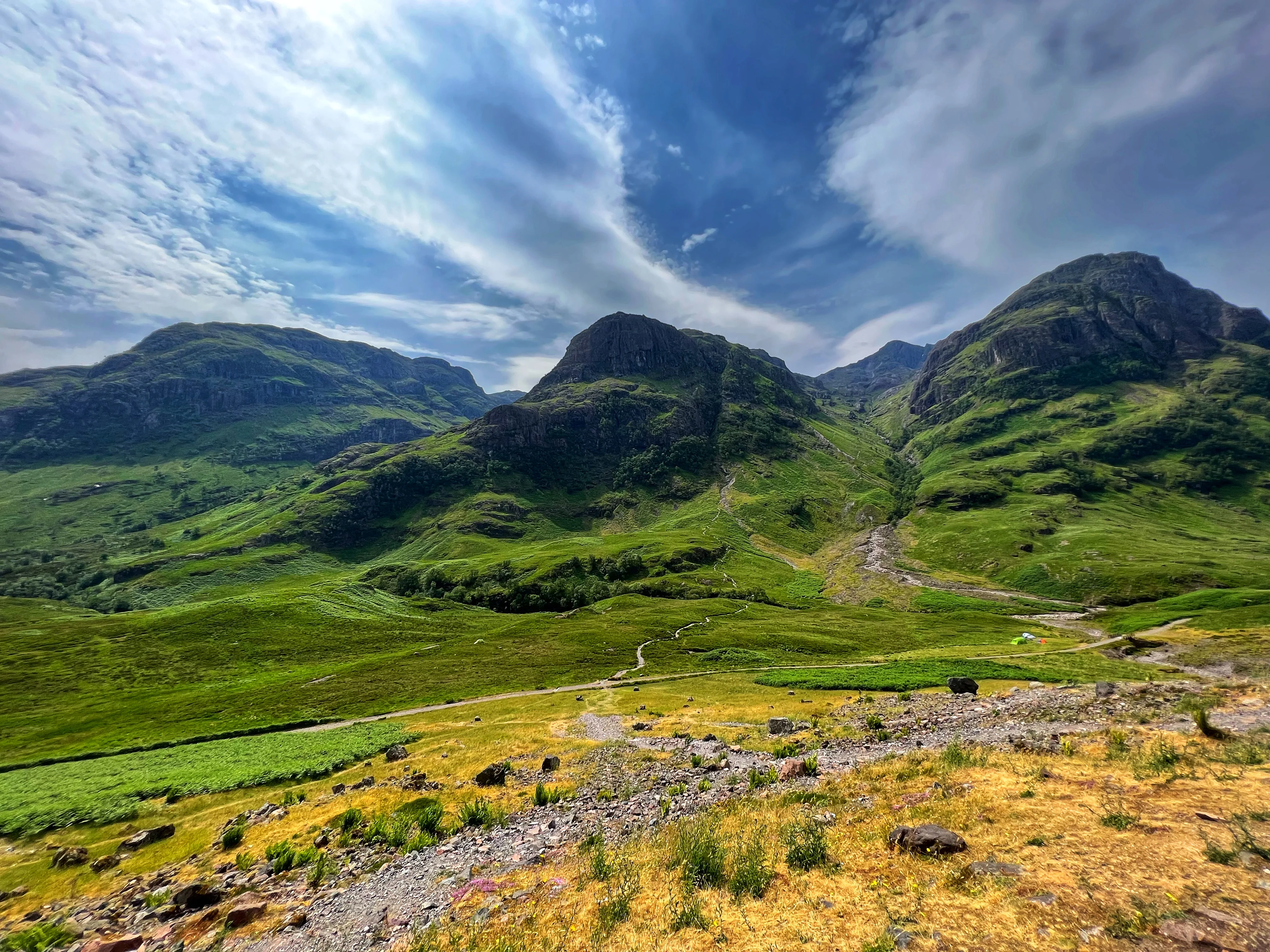 Three Sisters mountains, Glencoe